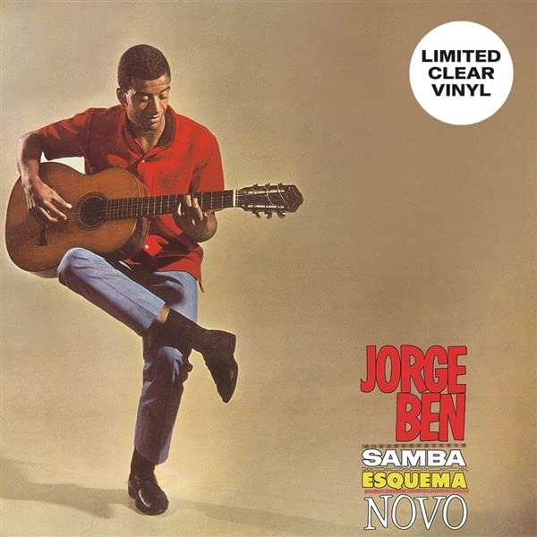 Album cover for Jorge Ben’s “Samba Esquema Novo” featuring a guitarist.