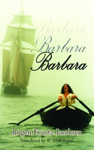Book cover: "Barbara" with a sailing ship and woman in a rowboat.
