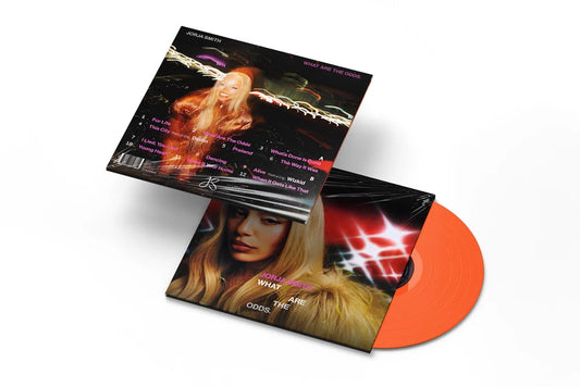 Orange vinyl LP of Jorja Smith’s “What Are The Odds” with cover art.