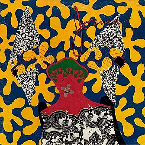 Album cover for Jorma Kaukonen’s “Jorma” with abstract, colorful collage art.