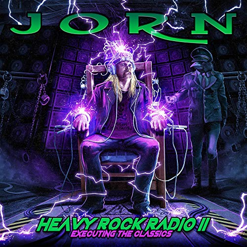 Album cover for Jorn's "Heavy Rock Radio II" featuring a man in an electric chair.