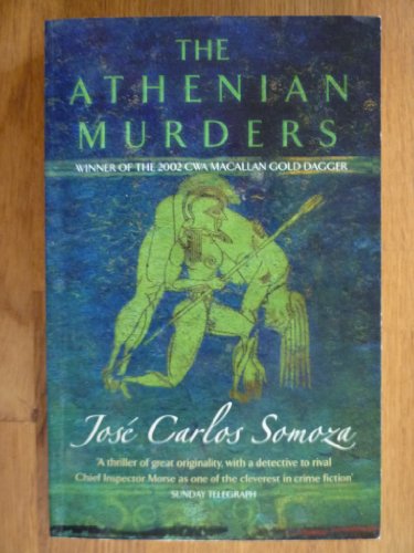 Book cover: "The Athenian Murders" with a green depiction of a warrior.