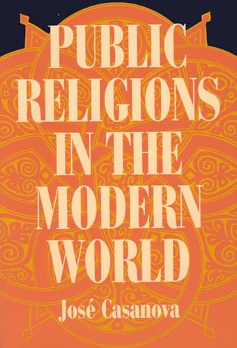 Book cover: "Public Religions in the Modern World" by José Casanova.
