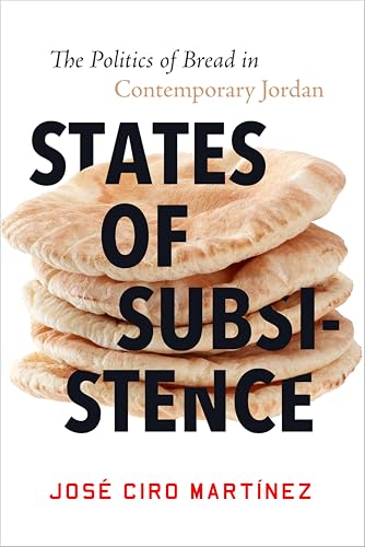 Book cover: "States of Subsistence" with stacked flatbread image.