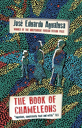 Book cover: colorful dotted background with silhouetted figures and title.