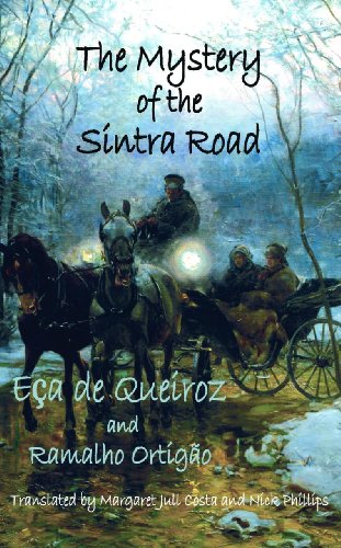 Book cover: horse-drawn carriage on a snowy road, vintage painting.