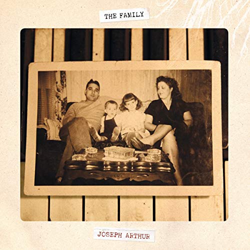 Vintage family photo on CD cover for Joseph Arthur’s “The Family.”
