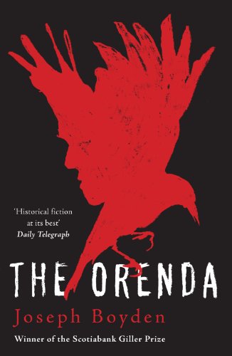 Book cover: red silhouette of a face and bird against black.