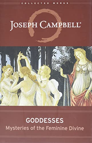 Book cover featuring Joseph Campbell's name and classical paintings of goddesses in a forest.
