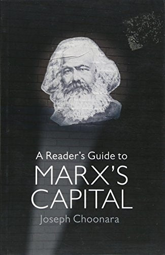 Book cover featuring Karl Marx portrait and title "A Reader's Guide to Marx's Capital".