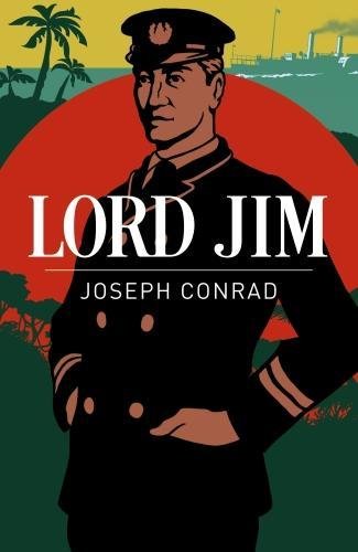 Book cover: "Lord Jim" by Joseph Conrad, featuring a man in uniform.