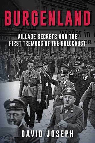 Book cover with a historical black and white photo of a Nazi march.