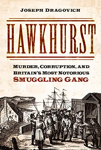 Book cover depicting 18th-century coastal scene with figures and ships.