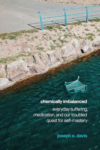 Book cover with teal water, rocks, and a submerged shopping cart.