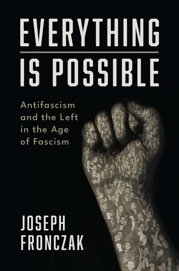 Book cover: "Everything Is Possible" with a raised fist illustration.