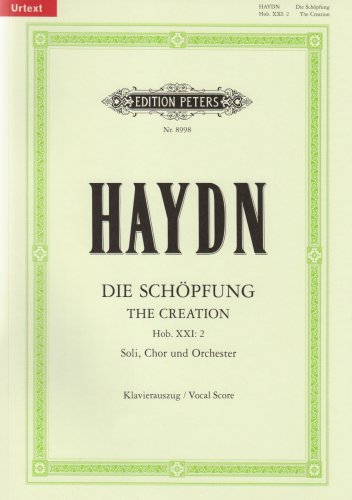 Green cover of Haydn’s “The Creation” vocal score, Edition Peters.