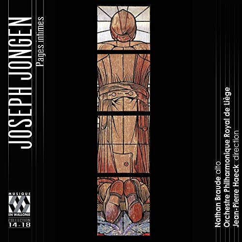 CD cover: stained-glass style figure in red and brown tones.