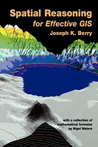Book cover featuring a colorful 3D digital terrain map of a lake andHLSL