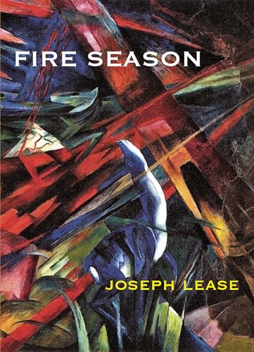 Book cover with abstract, fiery painting of a rearing horse.