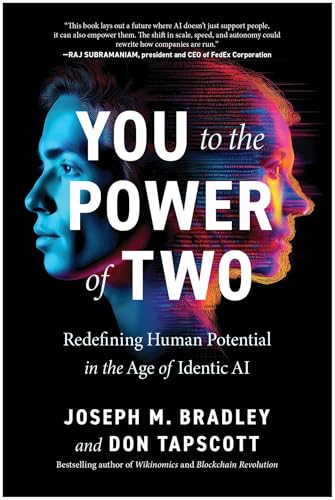 Book cover: profile of a person overlaid with digital lines and text.