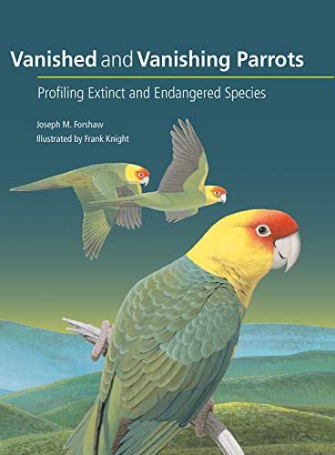 Book cover depicting two colorful parrots against a muted landscape.