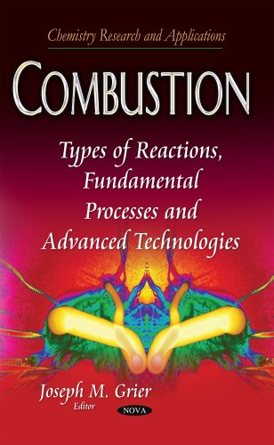 Book cover for "Combustion" with abstract flame imagery and text.
