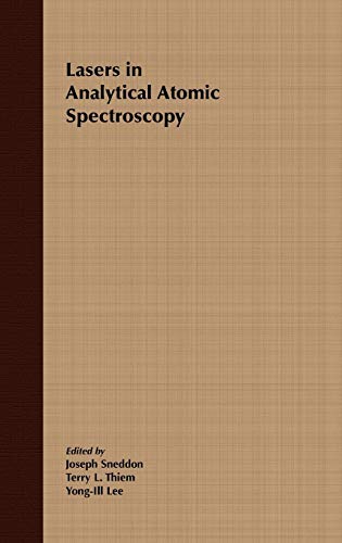 Book cover: "Lasers in Analytical Atomic Spectroscopy," edited by Sneddon et al.