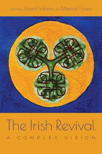 Book cover with Celtic knot design in green, gold, and blue.