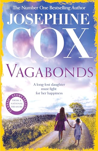 Book cover: "Vagabonds" by Josephine Cox, showing two figures on a road.