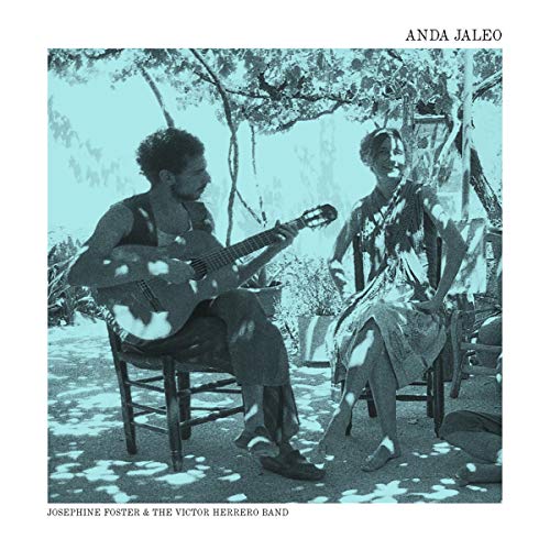 CD cover: two people with a guitar in a sun-dappled garden.