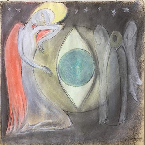 Fairy Faithful Harmony vinyl cover: surrealist painting of a figure and eye.