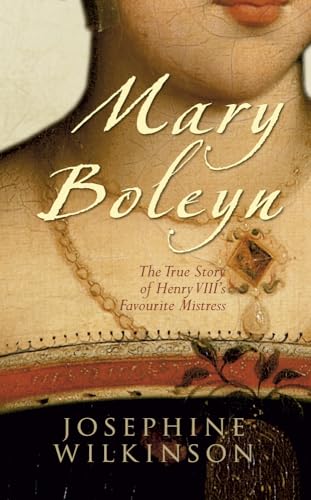 Book cover featuring a portrait of Mary Boleyn with gold lettering.