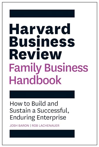 Book cover: “Harvard Business Review Family Business Handbook” in purple and black.