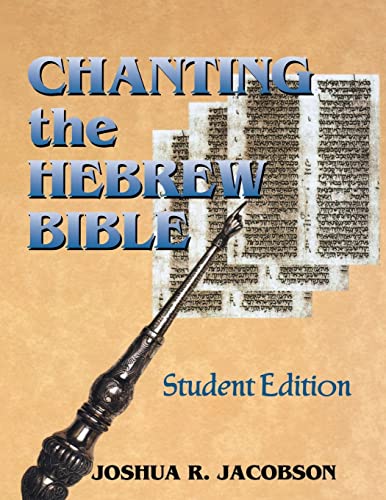 Book cover: “Chanting the Hebrew Bible” with a scroll and pointer.