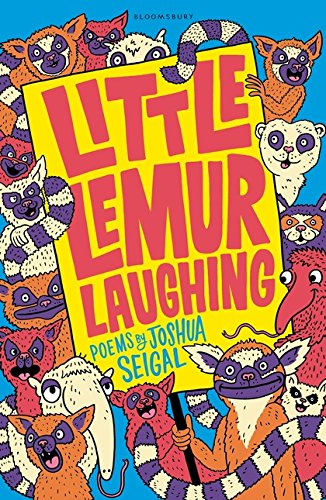 Book cover with illustrated lemurs and bright yellow title text.