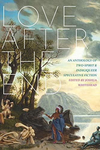 Book cover: landscape painting with figures, title “Love After The End.”
