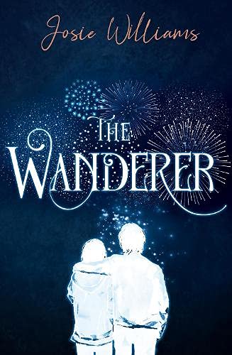 Book cover: two figures viewed from behind under starry sky.