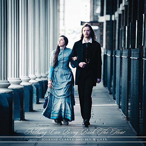 Josienne Clarke and Ben Walker walking, album cover for “Nothing Can Bring Back The Hour.”