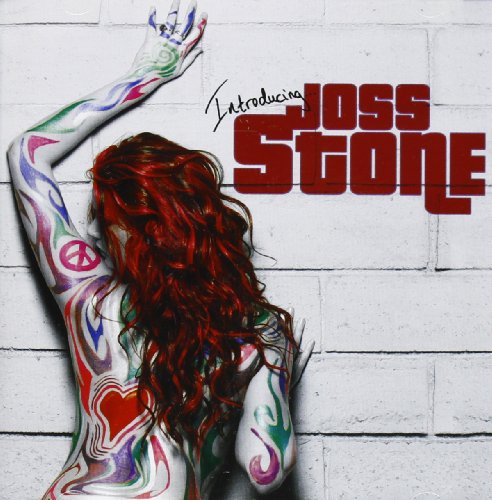 Album cover for Joss Stone’s “Introducing Joss Stone” featuring painted woman.
