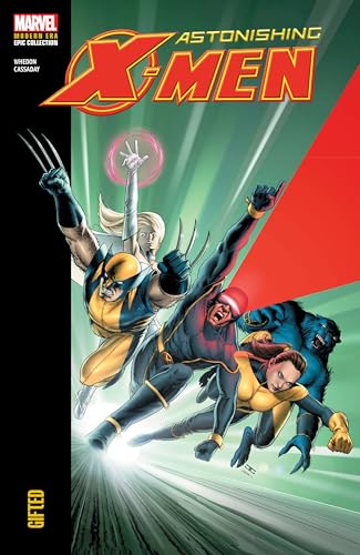 Astonishing X-Men comic cover featuring Wolverine, Cyclops, and other mutants.