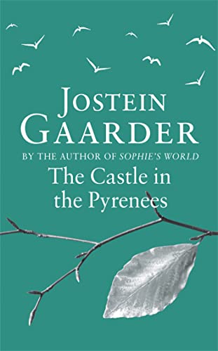 Book cover with teal background, white text, flying birds, and a single silver leaf.