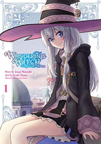 Anime-style cover of “Wandering Witch 1” featuring a young witch in a hat.