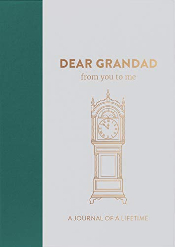 Green and white journal cover with gold lettering and a clock illustration.