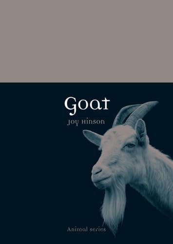 Book cover featuring a close-up portrait of a white goat’s head.