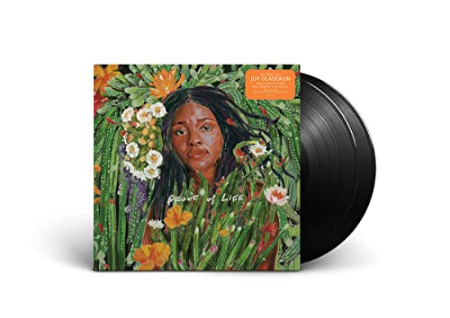 Vinyl record for Joy Oladokun’s “Proof Of Life” with floral cover art.