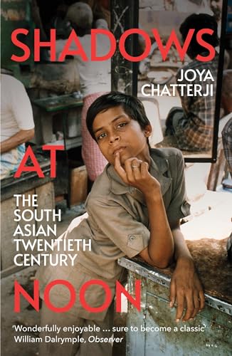 Book cover: “Shadows At Noon” featuring a young South Asian person.