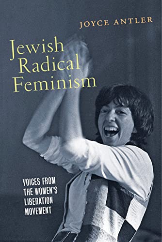 Book cover: "Jewish Radical Feminism" with a woman raising her fist.