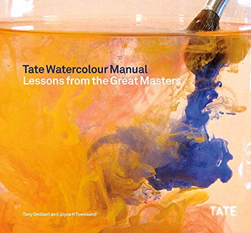 Book cover showing yellow and blue watercolor paint swirling in a glass of water.