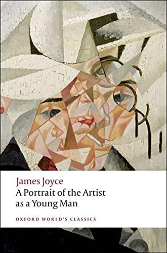 Book cover featuring a cubist-style portrait of a man with glasses and text below.