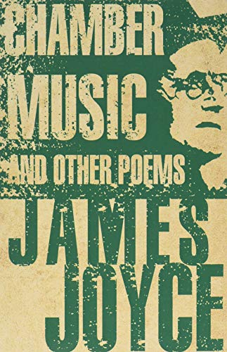 Book cover: "Chamber Music and Other Poems" by James Joyce, portrait detail.
